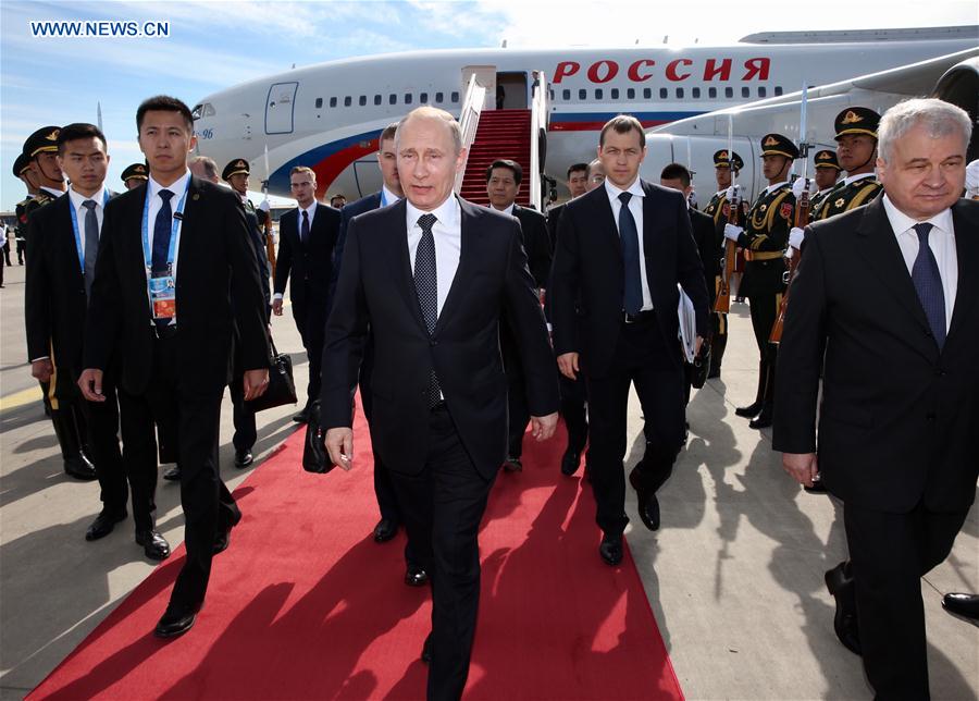 (BRF)CHINA-BEIJING-RUSSIAN PRESIDENT-ARRIVAL (CN)