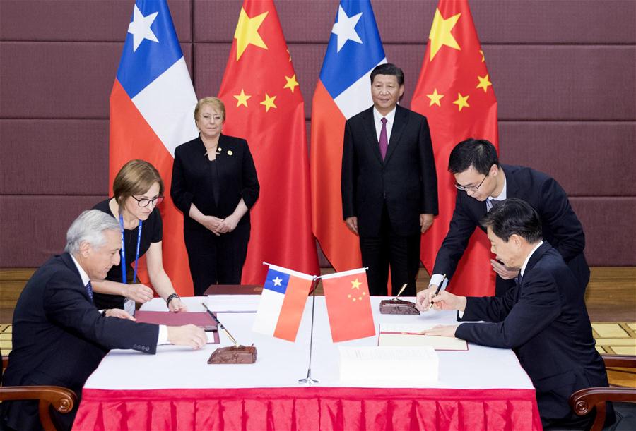 VIETNAM-CHINA-XI JINPING-CHILE-BACHELET-FTA