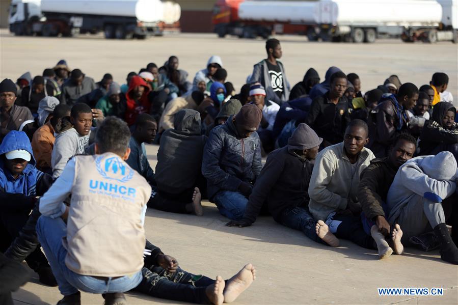 LIBYA-TRIPOLI-IMMIGRANTS-RESCUE