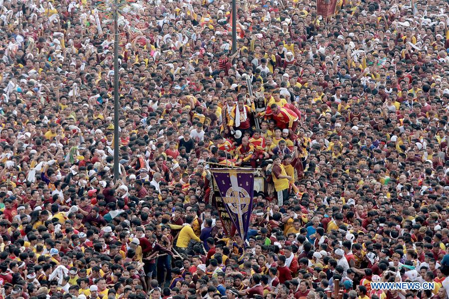 PHILIPPINES-MANILA-BLACK NAZARENE-ANNUAL FEAST