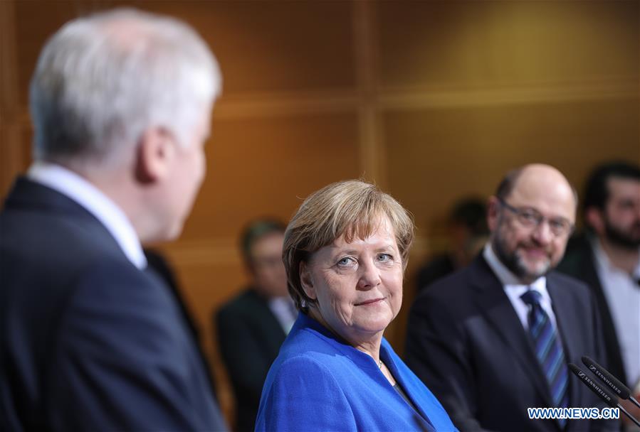 GERMANY-BERLIN-COALITION TALKS-BREAKTHROUGH