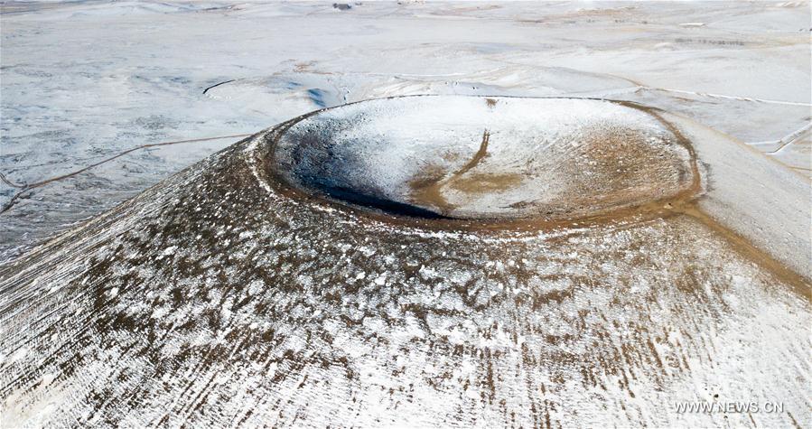 CHINA-INNER MONGOLIA-VOLCANO-WINTER SCENERY (CN)