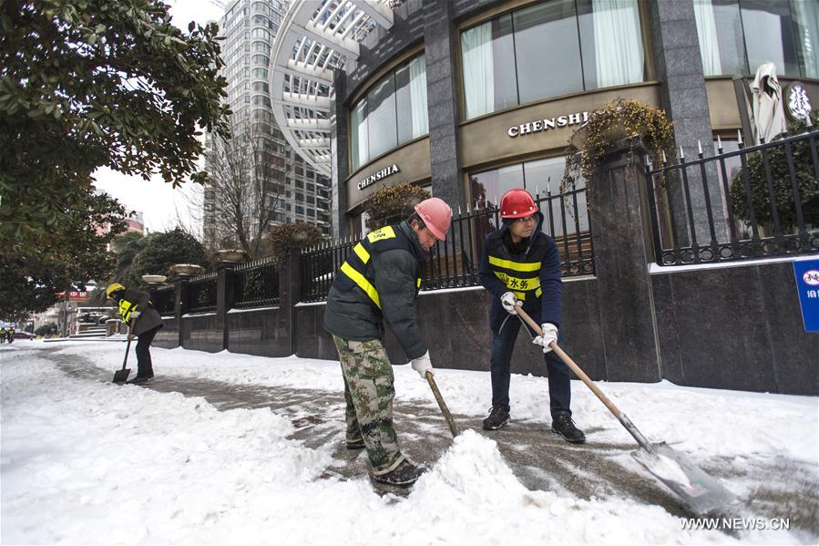 CHINA-WUHAN-SNOWFALL (CN)