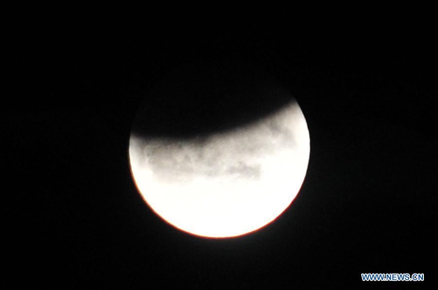 PAKISTAN-GWADAR-LUNAR ECLIPSE