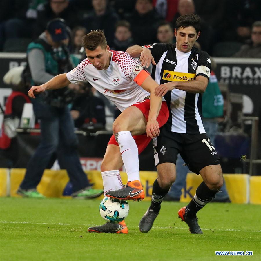 (SP)GERMANY-MOENCHENGLADBACH-SOCCER-BUNDESLIGA-MOENCHENGLADBACH VS LEIPZIG