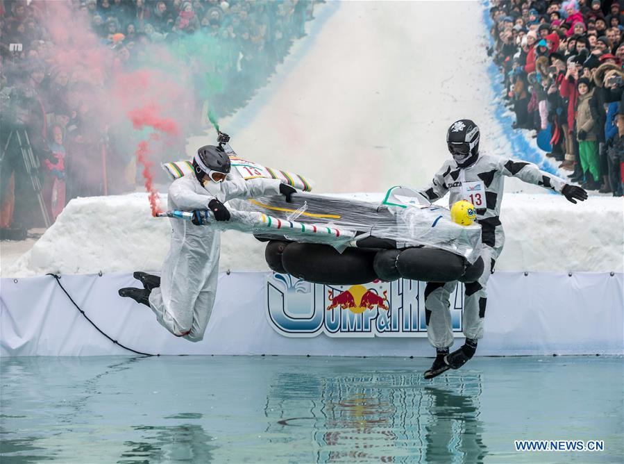 (SP)LITHUANIA-VILNIUS-JUMP AND FREEZE