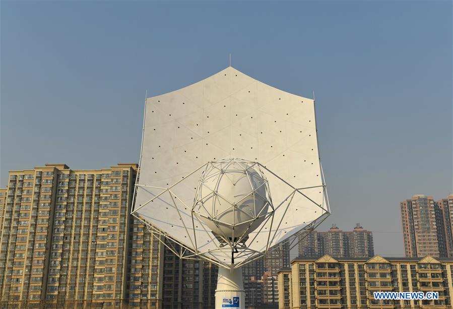 CHINA-SHIJIAZHUANG-SKA RADIO TELESCOPE-PROTOTYPE-UNVEILING(CN)