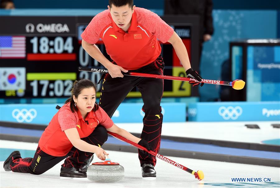 (SP)OLY-SOUTH KOREA-PYEONGCHANG-CURLING-MIXED DOUBLES-CHN VS OAR