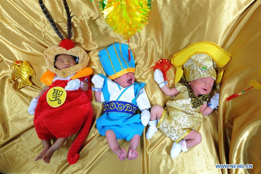 THAILAND-BANGKOK-BABIES-CHINESE NEW YEAR