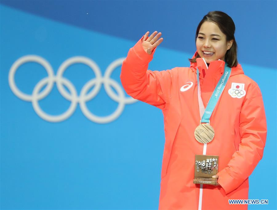 (SP)OLY-SOUTH KOREA-PYEONGCHANG-SKI JUMPING-LADIES' NORMAL HILL INDIVIDUAL-MEDAL CEREMONY