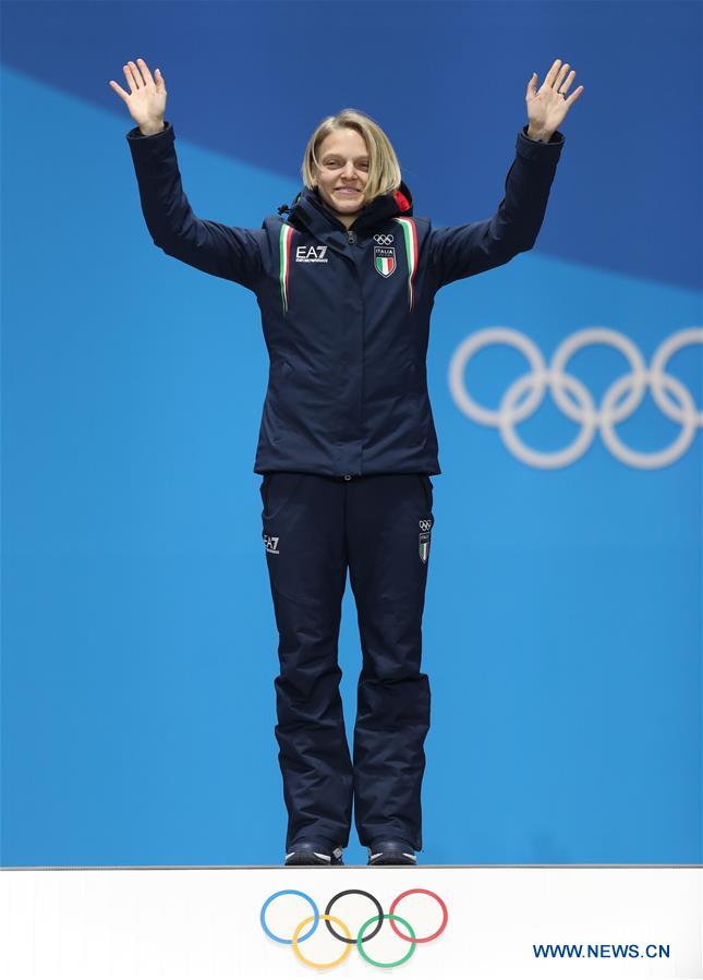 (SP)OLY-SOUTH KOREA-PYEONGCHANG-SHORT TRACK-WOMEN'S 500M-MEDAL CEREMONY