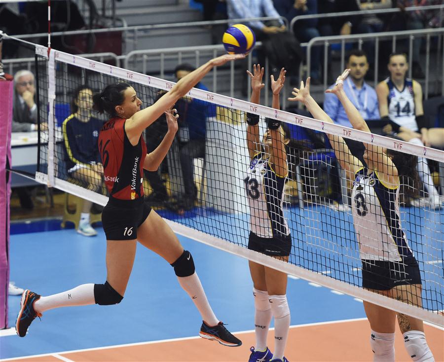 (SP)TURKEY-ISTANBUL-VOLLEYBALL-TURKISH WOMEN LEAGUE-FENERBAHCE VS VAKIFBANK