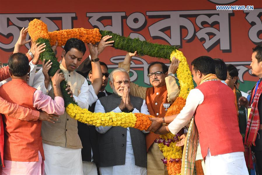 INDIA-TRIPURA-ELECTIONS-RALLY