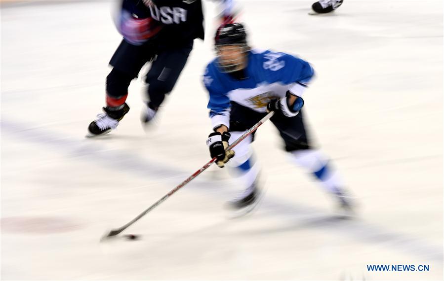 (SP)OLY-SOUTH KOREA-PYEONGCHANG-ICE HOCKEY-USA VS FIN