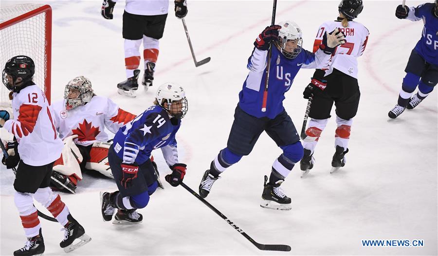 (SP)OLY-SOUTH KOREA-PYEONGCHANG-ICE HOCKEY-WOMEN-FINAL-USA VS CAN