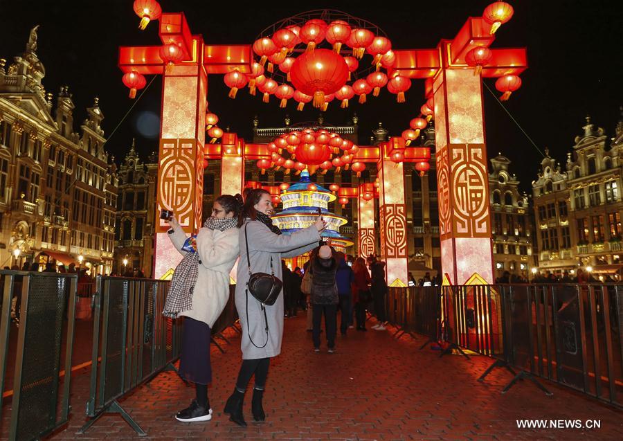 BELGIUM-BRUSSELS-CHINA-LANTERN EXHIBITION