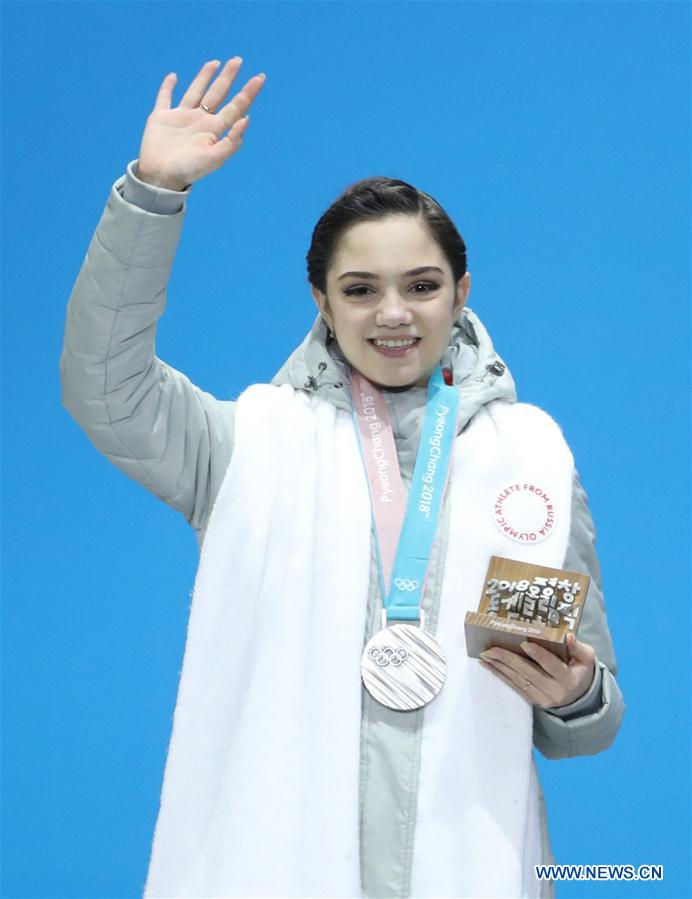 (SP)OLY-SOUTH KOREA-PYEONGCHANG-FIGURE SKATING-LADIES' SINGLE SKATING-MEDAL CEREMONY