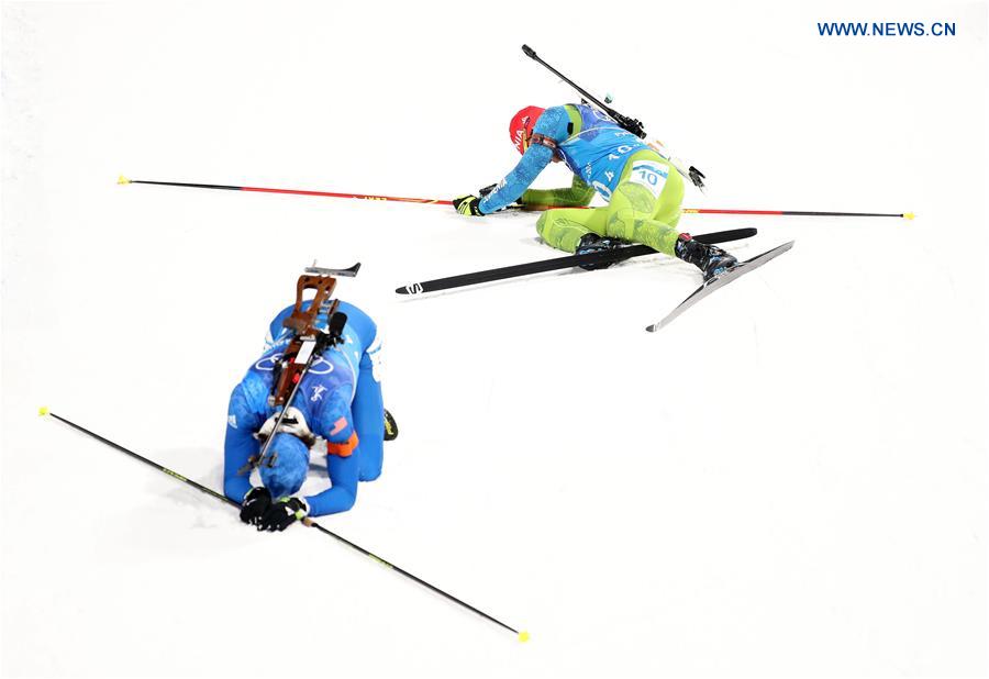 (SP)OLY-SOUTH KOREA-PYEONGCHANG-BIATHLON-MEN'S 4X7.5KM RELAY