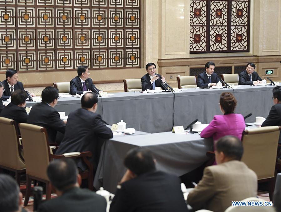 (TWO SESSIONS)CHINA-BEIJING-WANG HUNING-CPPCC-PANEL DISCUSSION (CN)