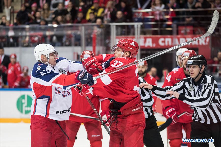 (SP)RUSSIA-MOSCOW-KHL-PLAYOFFS-SPARTAK VS CSKA