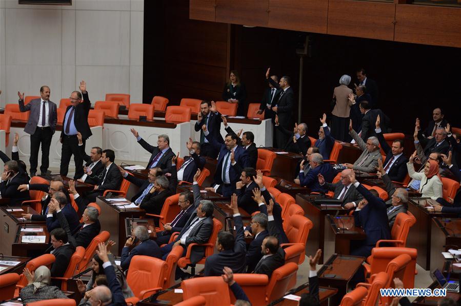 TURKEY-ANKARA-PARLIAMENT-ELECTORAL LAW-RATIFICATION