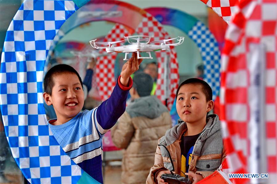 CHINA-HEBEI-EDUCATION-DRONE (CN)