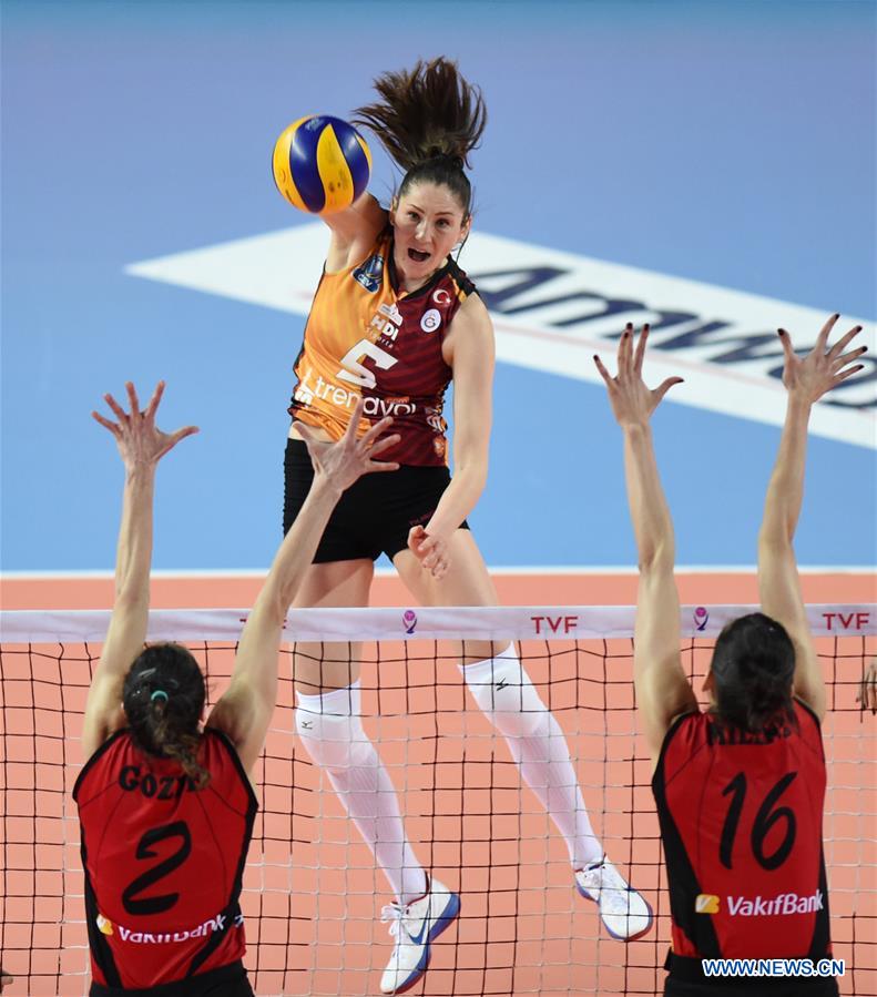 (SP)TURKEY-ISTANBUL-VOLLEYBALL-TURKISH WOMEN LEAGUE-SEMI FINAL-GALATASARAY VS VAKIFBANK