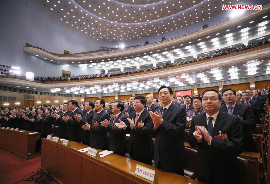 (TWO SESSIONS)CHINA-BEIJING-NPC-OATH-TAKING CEREMONY (CN)