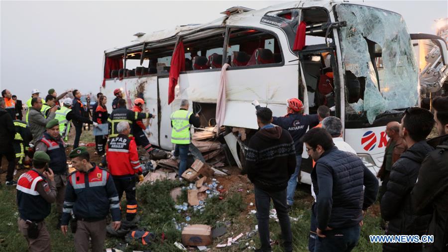 TURKEY-AKSARAY-BUS-ACCIDENT