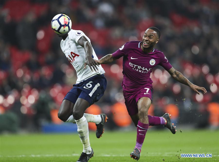 (SP)BRITAIN-LONDON-SOCCER-PREMIER LEAGUE-HOTSPUR VS MAN CITY