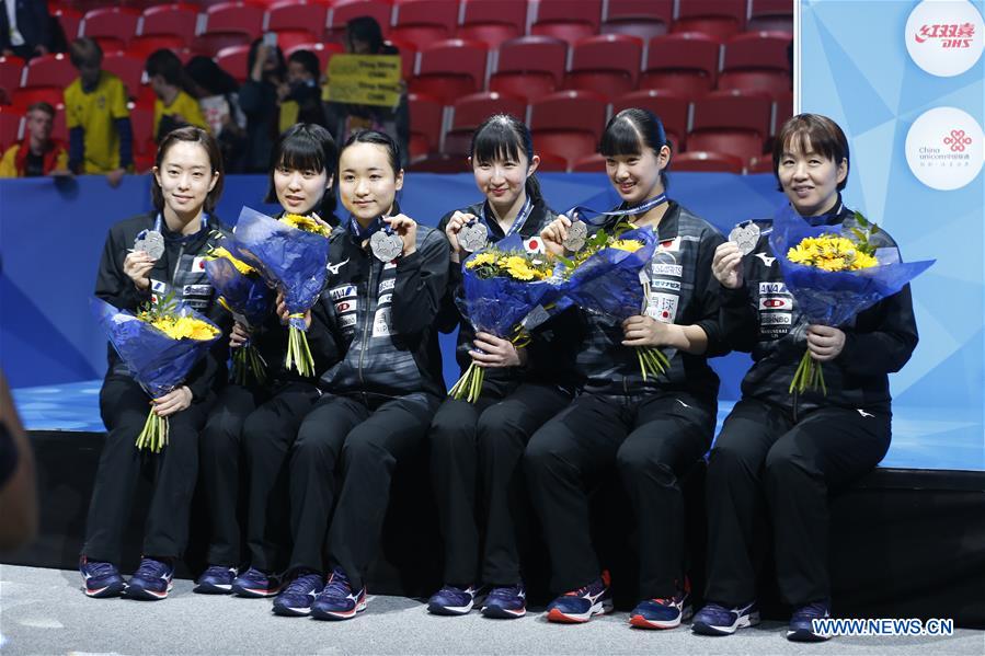 (SP)SWEDEN-HALMSTAD-ITTF WORLD TEAM CHAMPIONSHIPS 2018-WOMEN-FINAL