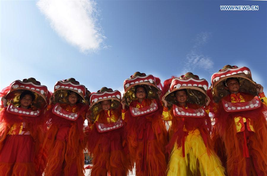 CHINA-JIANGXI-SCHOOL-CLASS-LION DANCE (CN)