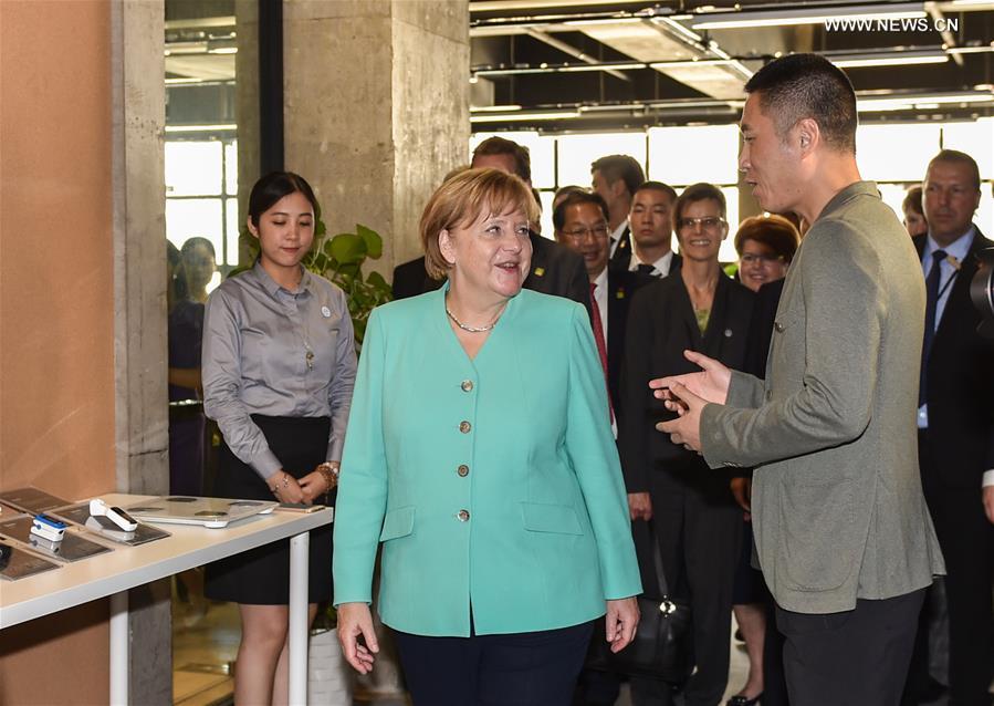 CHINA-SHENZHEN-GERMAN CHANCELLOR-VISIT (CN)