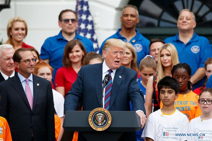 U.S.-WASHINGTON D.C.-TRUMP-WHITE HOUSE-SPORTS AND FITNESS DAY