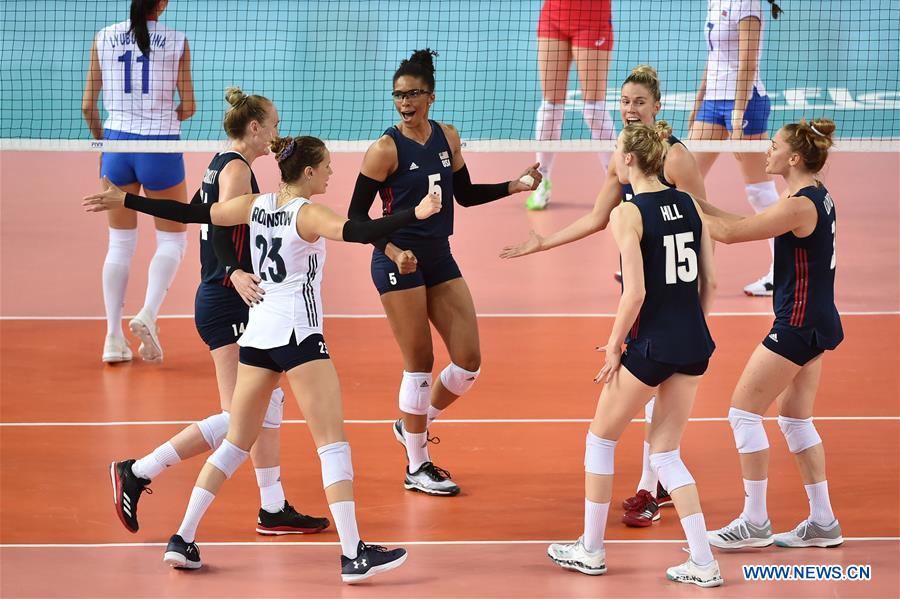 (SP)CHINA-JIANGMEN-FIVB VOLLEYBALL NATIONS LEAGUE 2018-WOMEN-USA VS RUS (CN)