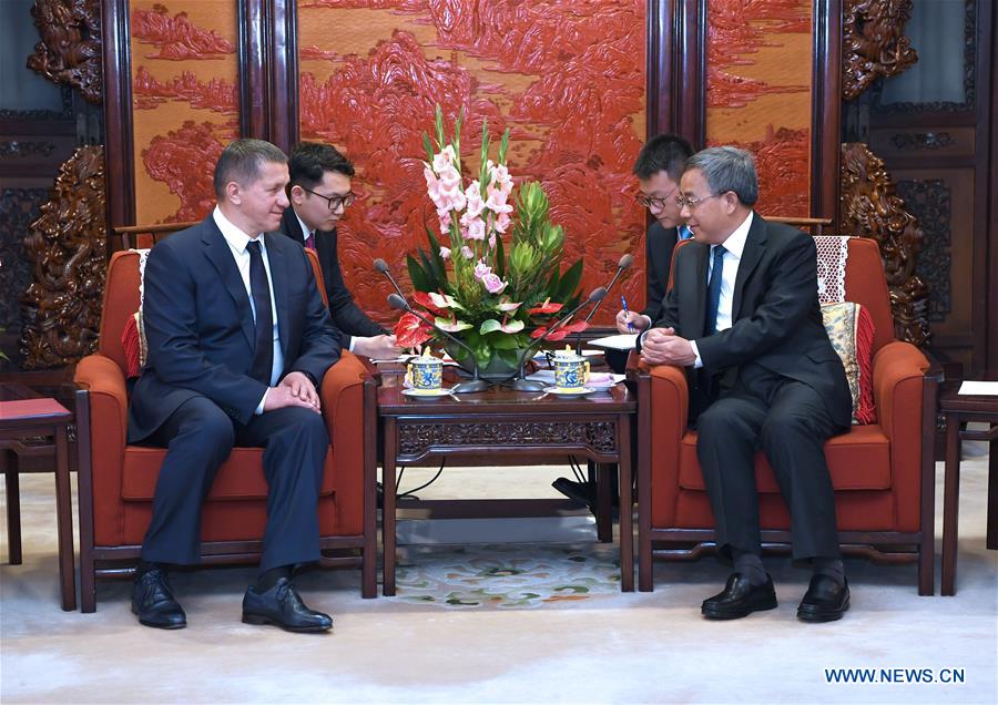 CHINA-BEIJING-HU CHUNHUA-RUSSIAN DEPUTY PM-MEETING (CN)