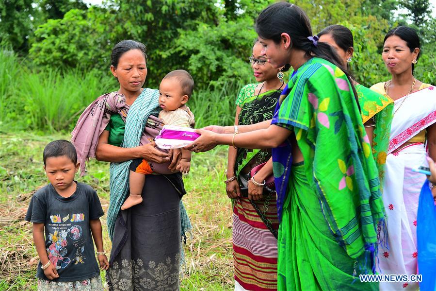 INDIA-TRIPURA-HEALTH-SANITARY NAPKIN-DISTRIBUTION