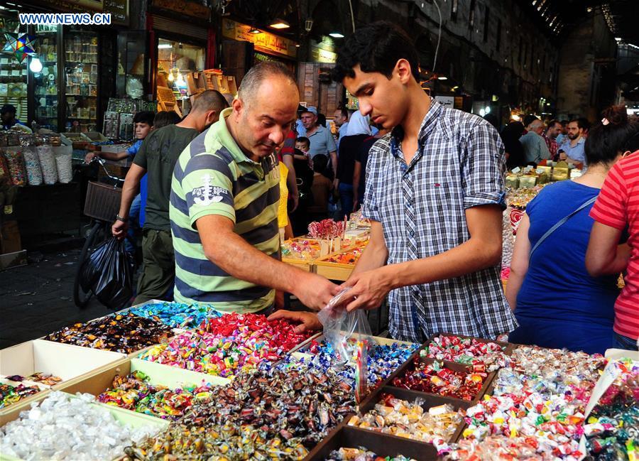 SYRIA-DAMASCUS-EID-AL-FITR-PREPARATION