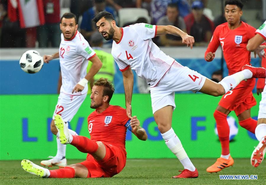 (SP)RUSSIA-VOLGOGRAD-2018 WORLD CUP-GROUP G-TUNISIA VS ENGLAND 