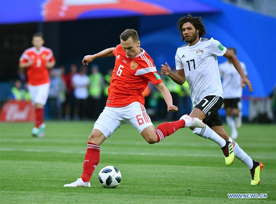 (SP)RUSSIA-SAINT PETERSBURG-2018 WORLD CUP-GROUP A-RUSSIA VS EGYPT