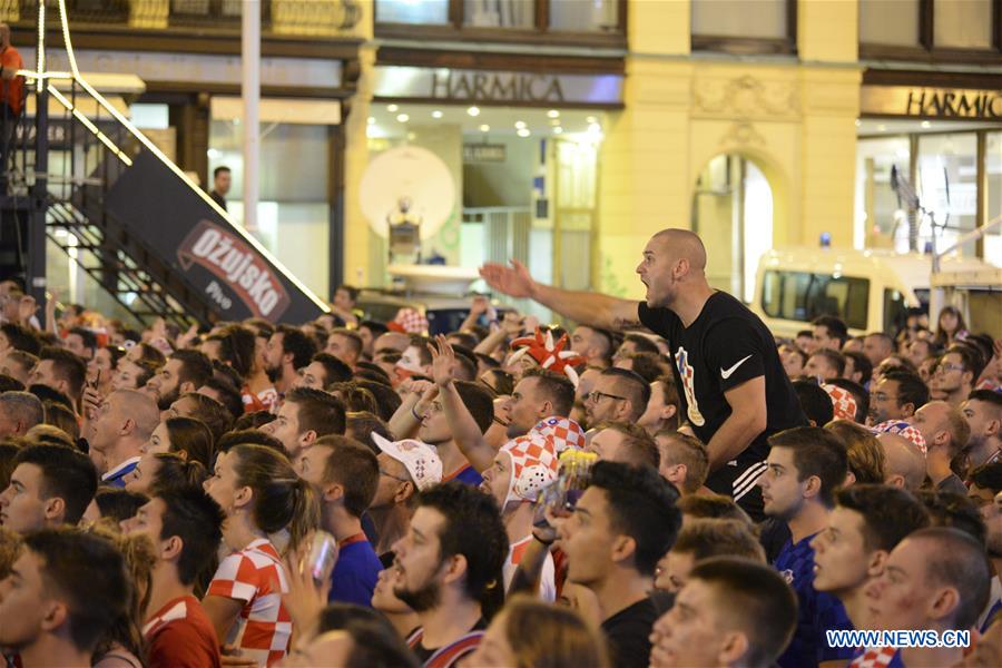 (SP)CROATIA-ZAGREB-SOCCER-FIFA WORLD CUP-FANS