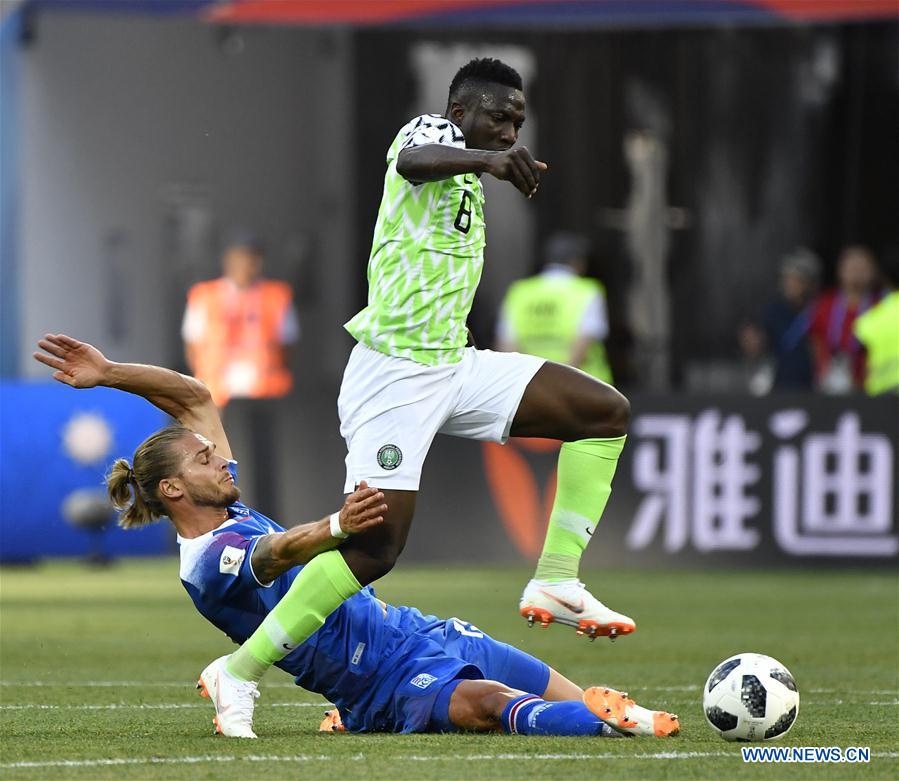 (SP)RUSSIA-VOLGOGRAD-2018 WORLD CUP-GROUP D-NIGERIA VS ICELAND