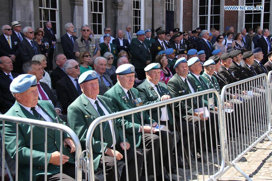 IRELAND-DUBLIN-UN PEACEKEEPING MISSIONS-CEREMONY