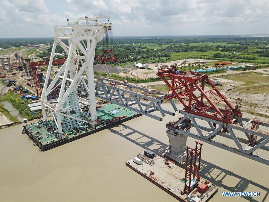 BANGLADESH-PADMA-BRIDGE-5TH SPAN-INSTALLATION