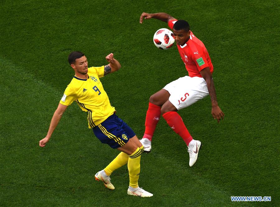 (SP)RUSSIA-SAINT PETERSBURG-2018 WORLD CUP-ROUND OF 16-SWITZERLAND VS SWEDEN