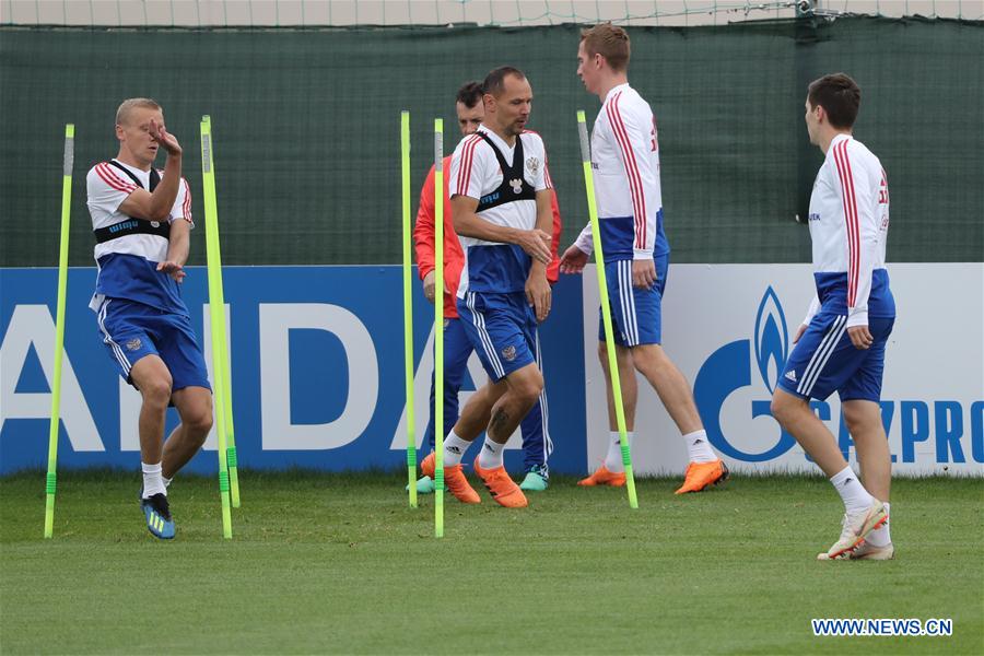 (SP)RUSSIA-MOSCOW-2018 WORLD CUP-RUSSIA-TRAINING