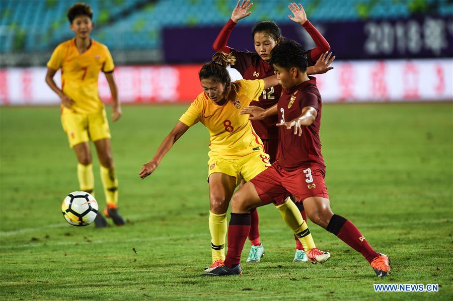 (SP)CHINA-DUYUN-FOOTBALL-INTERNATIONAL WOMEN'S YOUTH