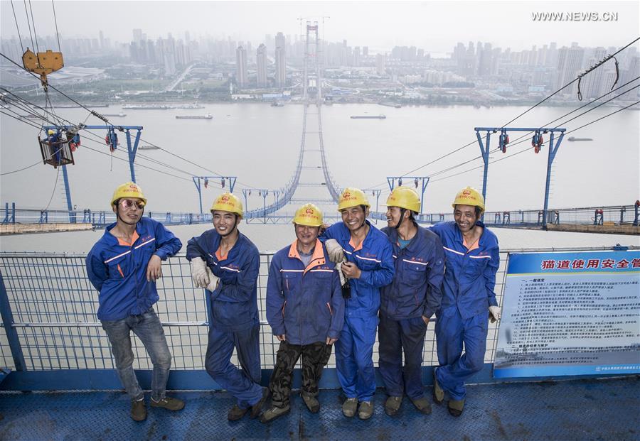 CHINA-HUBEI-WUHAN-BRIDGE-CONSTRUCTION (CN)