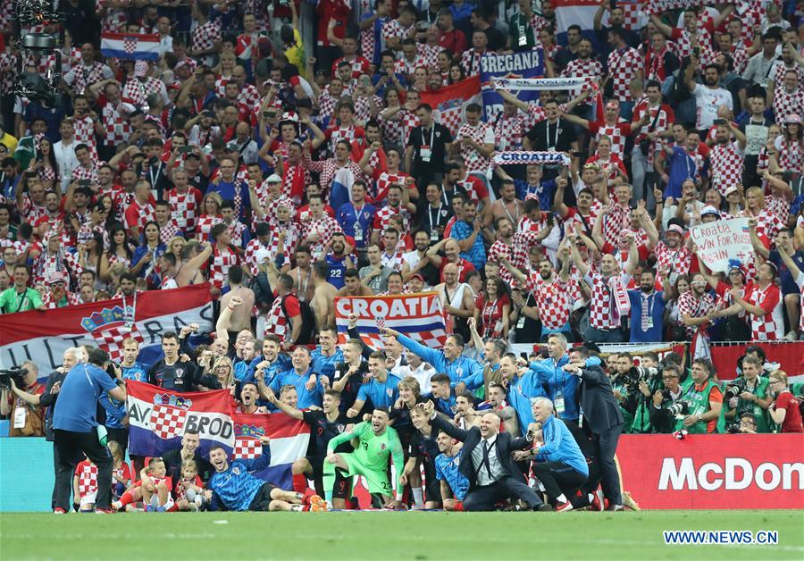 (SP)RUSSIA-MOSCOW-2018 WORLD CUP-SEMIFINAL-ENGLAND VS CROATIA