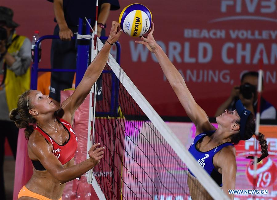 (SP)CHINA-NANJING-BEACH VOLLEYBALL-U19 WORLD CHAMPIONSHIPS (CN)